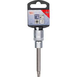 Douille à embouts | longueur 100 mm | 12,5 mm (1/2") | profil T (pour Torx) T40