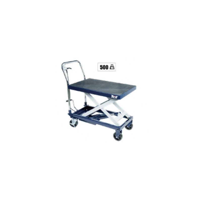 Table élévatrice - capacité 500kg - hauteur de levage de 28 à 86 cm