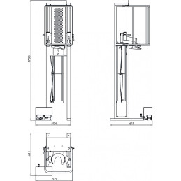 COMPRESSEUR DE RESSORTS PNEUMATIQUE 2.5 T