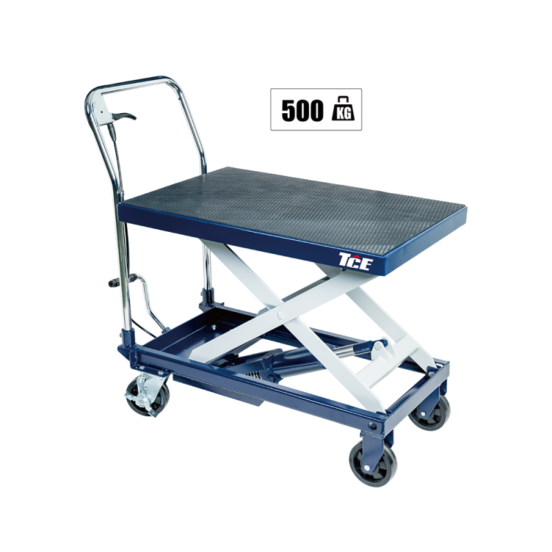 Table élévatrice - capacité 500kg - hauteur de levage de 28 à 86 cm