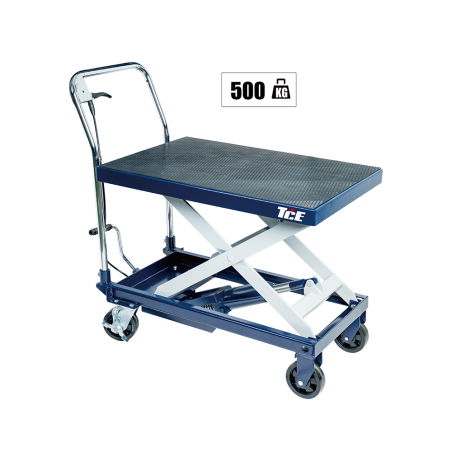Table élévatrice - capacité 500kg - hauteur de levage de 28 à 86 cm