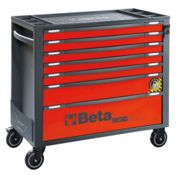 Servante mobile extra large avec 7 tiroirs, avec système anti-basculement