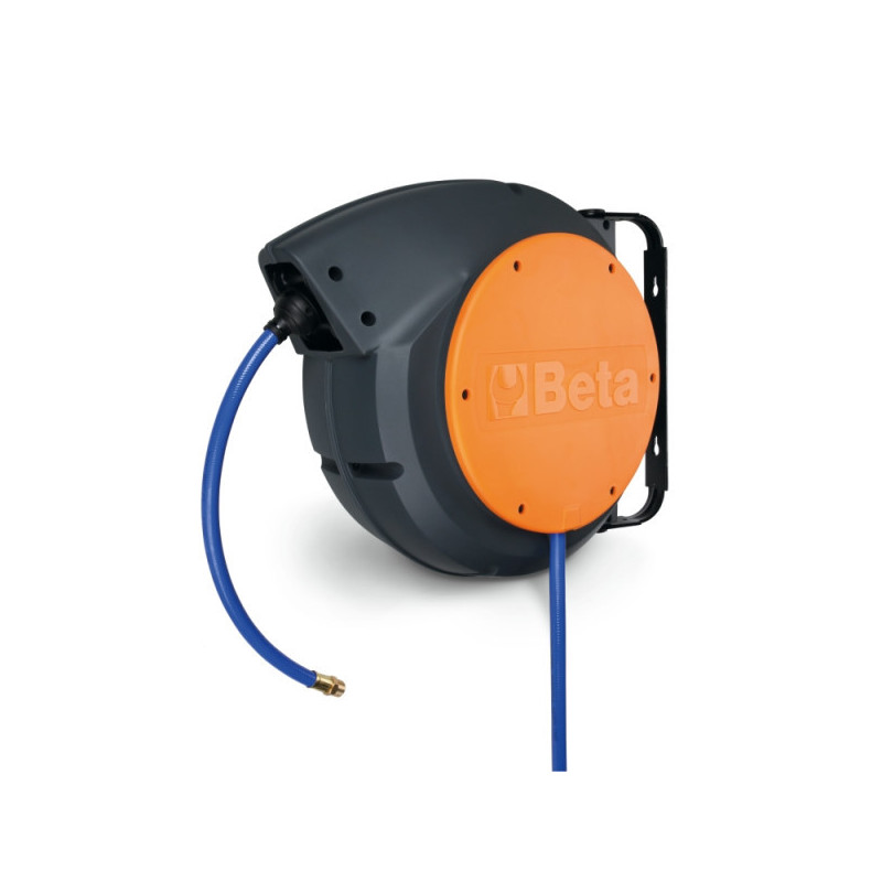 Enrouleur de tuyau automatique, corps en plastique antichoc,