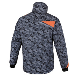 Veste softshell gris camouflage
