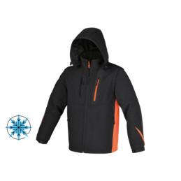 Veste en Softshell avec capuche et manches détachables