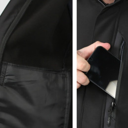 Veste de travail avec rembourrage en graphène