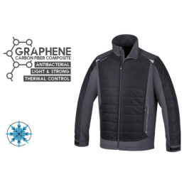 Veste de travail avec rembourrage en graphène