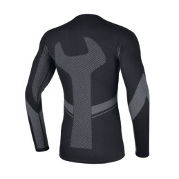 Maillot de corps technique stretch à manches longues en graphène