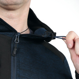 Sweatshirt technique polaire avec inserts en tissu softshell