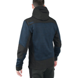 Sweatshirt technique polaire avec inserts en tissu softshell