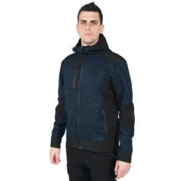 Sweatshirt technique polaire avec inserts en tissu softshell