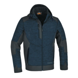 Sweatshirt technique polaire avec inserts en tissu softshell