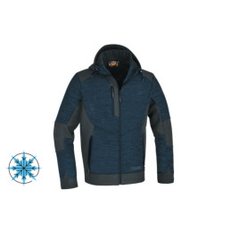 Sweatshirt technique polaire avec inserts en tissu softshell