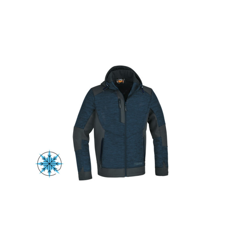 Sweatshirt technique polaire avec inserts en tissu softshell