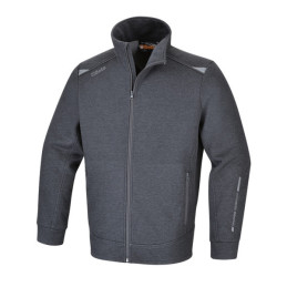 Sweat-shirt manches longues, stretch, avec graphène