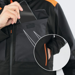 Veste 3 en 1, avec veste extérieure et gilet intérieur amovible