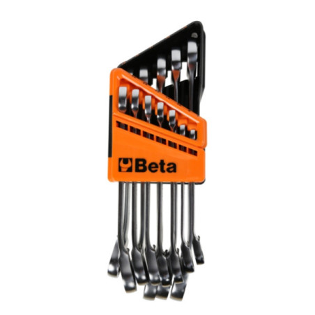 Jeu de 12 clés à cliquet avec support compact