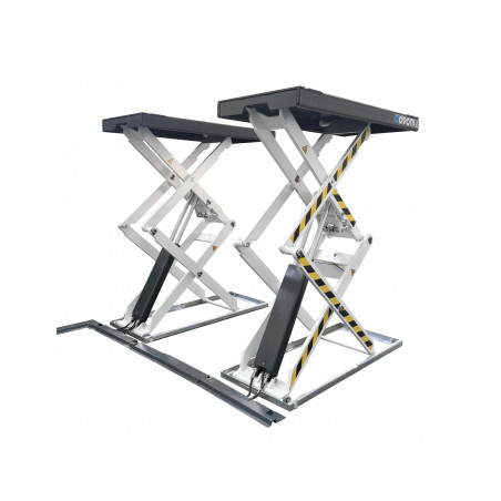 PONT ÉLECTROHYDRAULIQUE À DOUBLES CISEAUX Á PROFIL BAS - 4 T