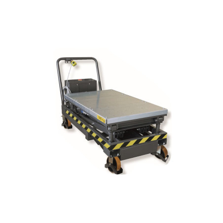 TABLE ELEVATRICE À DOUBLES CISEAUX, POUR BATTERIES, ET À D'AUTRES COMPOSANTS AUTOMOBILES - 1000 KG ÉLECTRO-HYDRAULIQUE
