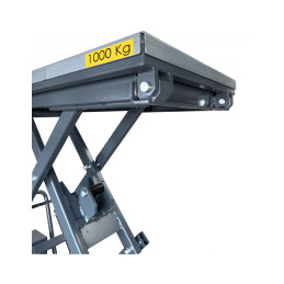 TABLE ELEVATRICE À DOUBLES CISEAUX, POUR BATTERIES, ET À D'AUTRES COMPOSANTS AUTOMOBILES - 1000 KG ÉLECTRO-HYDRAULIQUE