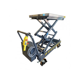 TABLE ELEVATRICE À DOUBLES CISEAUX, POUR BATTERIES, ET À D'AUTRES COMPOSANTS AUTOMOBILES - 1000 KG ÉLECTRO-HYDRAULIQUE