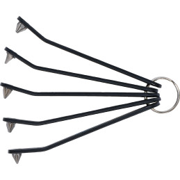 Tournevis à embouts spéciaux | ultra plat | plat SL, cruciforme (PH) et PZ, Profil T (pour Torx) | 5 pièces
