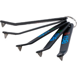 Tournevis à embouts spéciaux | ultra plat | plat SL, cruciforme (PH) et PZ, Profil T (pour Torx) | 5 pièces