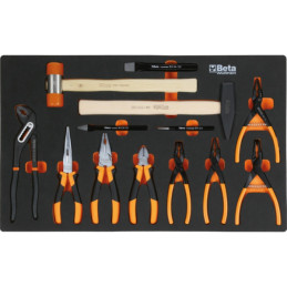 Établi de travail complet de 2,1 m avec plan en bois et assortiment de 89 outils.