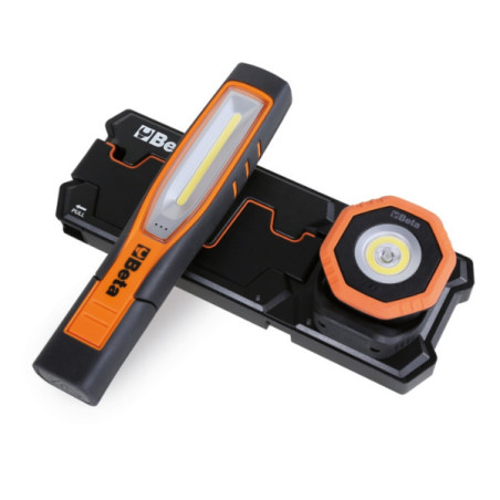 Pack comprenant 2 lampes : 1 lampe 1838SW, 1 lampe 1838POCKET et 1 base de recharge par induction 1839BRW