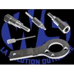 KIT de calage Fiat Alfa Romeo Lancia 1.6 / 1.9 / 2.0 / 2.4 JTD Opel 1.9 / 2.0 CDTI (courroie de distribution)