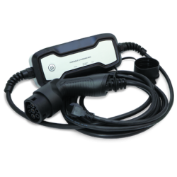 Câble de charge VE - Prise 16 A / T2 - 5 m - 10 A / 16 A AJUSTABLE 1ph 3.6 kW