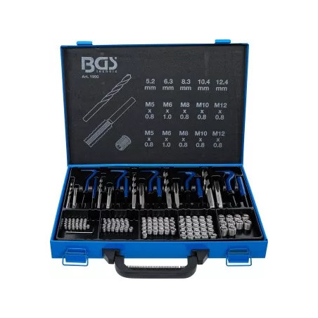 Kit de réparation de filets | M5 - M12 | 130 pièces