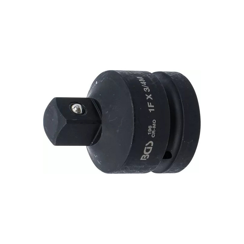 Adaptateur de clé à douille à choc | femelle 25 mm (1") - mâle 20 mm (3/4") Adaptateur de clé à douille à choc | femelle 25 mm (1") - mâle 20 mm (3/4")