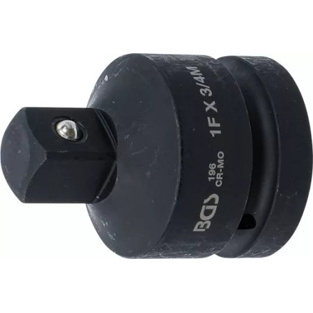 Adaptateur de clé à douille à choc | femelle 25 mm (1") - mâle 20 mm (3/4")