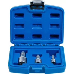 Jeu de rallonges magnetiques | 6,3 mm (1/4") / 10 mm (3/8") / 12,5 mm (1/2") | 3 piéces