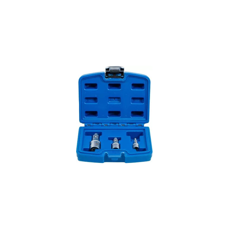 Jeu de rallonges magnetiques | 6,3 mm (1/4") / 10 mm (3/8") / 12,5 mm (1/2") | 3 piéces Jeu de rallonges magnetiques | 6,3 mm (1/4") / 10 mm (3/8") / 12,5 mm (1/2") | 3 piéces