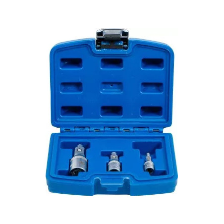 Jeu de rallonges magnetiques | 6,3 mm (1/4") / 10 mm (3/8") / 12,5 mm (1/2") | 3 piéces