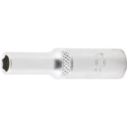 Douille pour clé, six pans, longue | 6,3 mm (1/4") | 5,5 mm