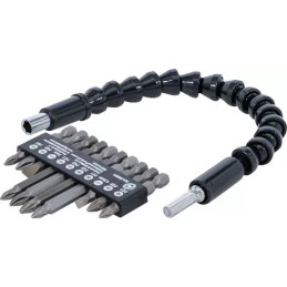 J’eu d’embouts à axe flexible | 6,3 mm (1/4") | 11 pièces