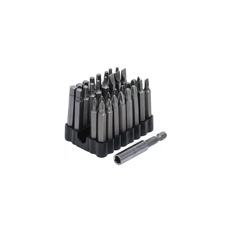 Jeu d’embouts pour vis de verrouillage | 6,3 mm (1/4") | 33 pièces Jeu d’embouts pour vis de verrouillage | 6,3 mm (1/4") | 33 pièces