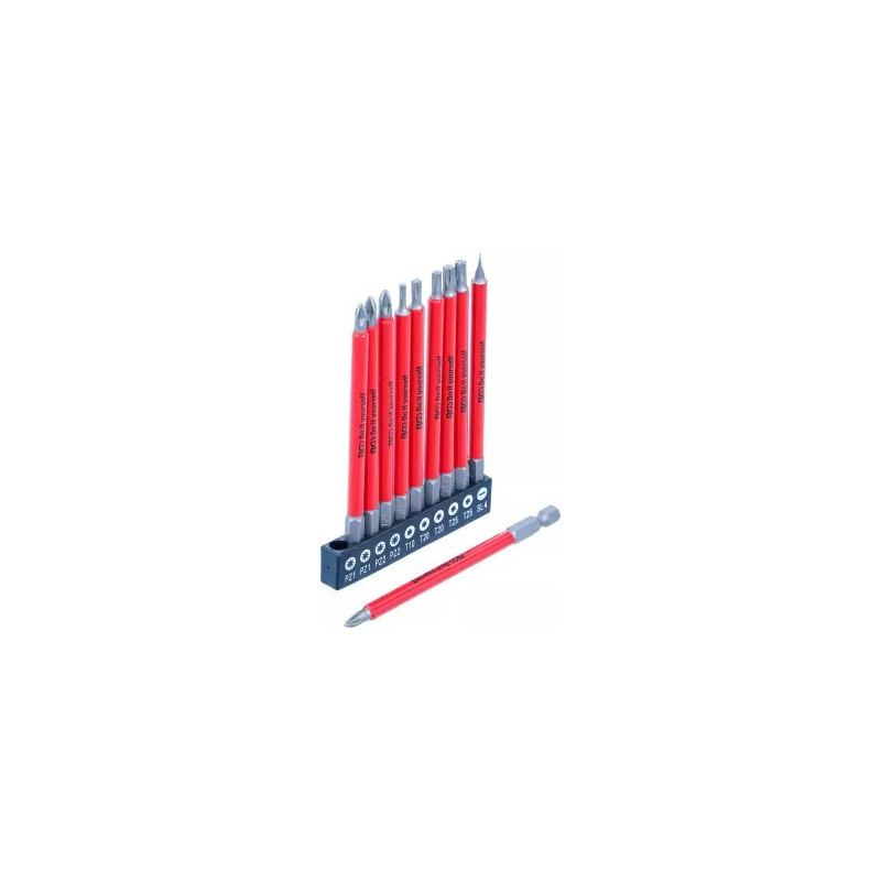 Jeu d’embouts antidérapants | magnétiques | 110 mm | 10 pièces Jeu d’embouts antidérapants | magnétiques | 110 mm | 10 pièces