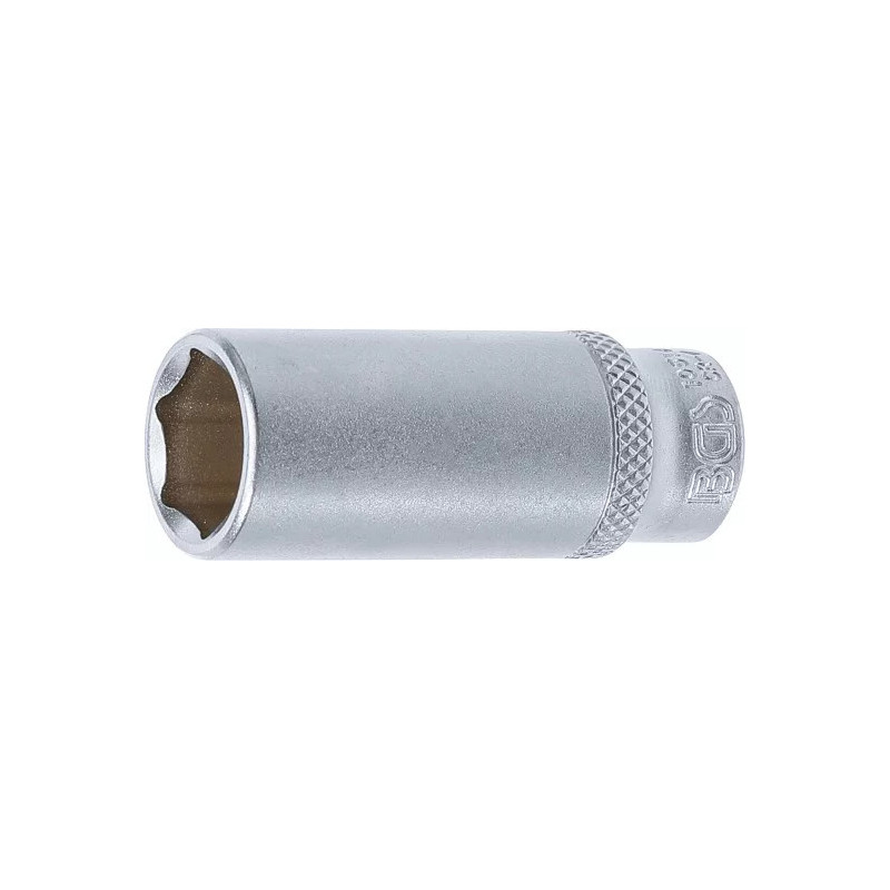 Douille pour clé, six pans, longue | 6,3 mm (1/4") | 14 mm