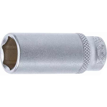 Douille pour clé, six pans, longue | 6,3 mm (1/4") | 14 mm