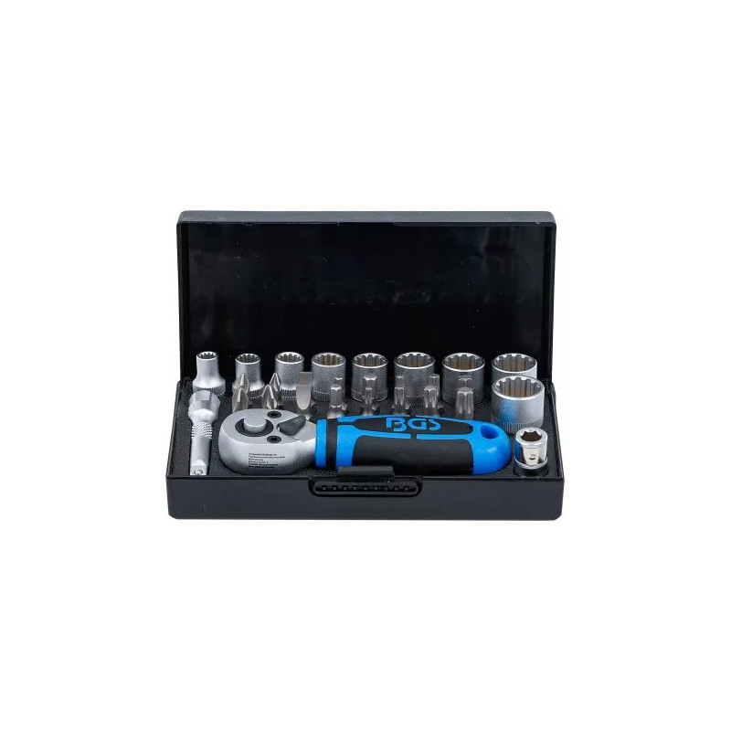 Coffret de douilles | 6,3 mm (1/4") | 28 pièces