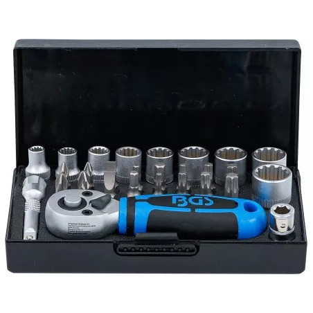 Coffret de douilles | 6,3 mm (1/4") | 28 pièces