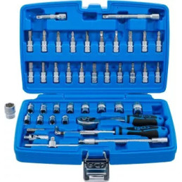 Coffret de douilles | 6,3 mm (1/4") | 46 pièces