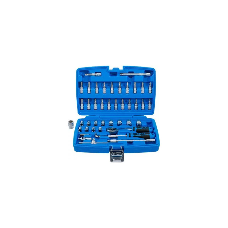Coffret de douilles | 6,3 mm (1/4") | 46 pièces
