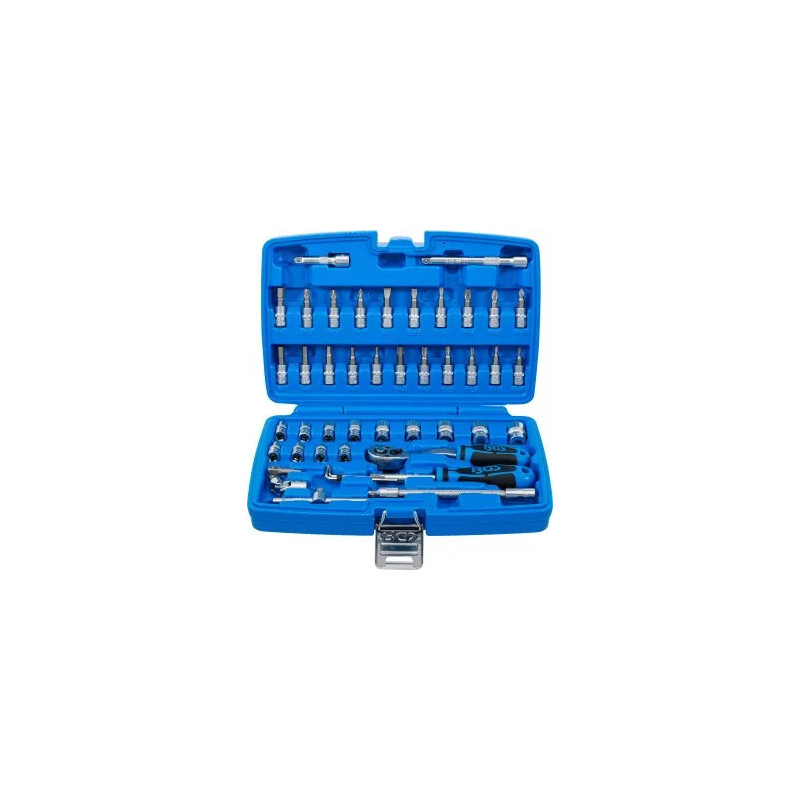 Coffret de douilles | 6,3 mm (1/4") | 46 pièces