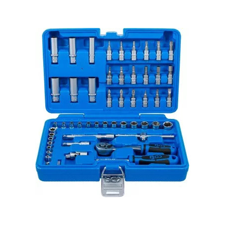 Coffret de douilles | 6,3 mm (1/4") | 53 pièces