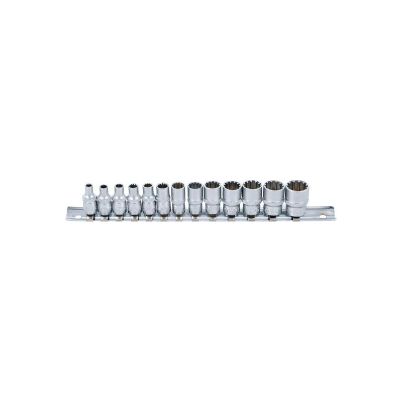 Jeu de douilles Gear Lock | 6,3 mm (1/4") | 13 pièces Jeu de douilles Gear Lock | 6,3 mm (1/4") | 13 pièces